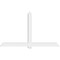 Ekena Millwork Eugene Architectural Grade PVC Gable Bracket, 96"W x 56"H x 4"D x 6"F, 14/12 Pitch GBP096X56X0406EUG00 - alternate 4